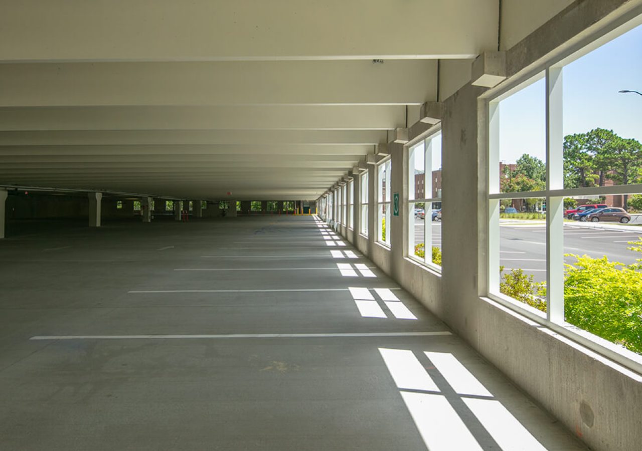 UNCW Central Parking Deck