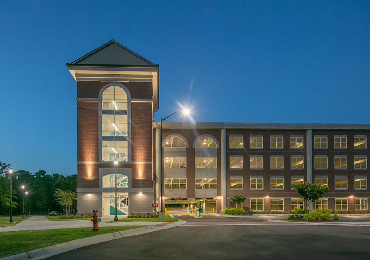 UNCW Central Parking Deck